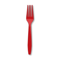 Plastic Forks Apple Red (24 ct)