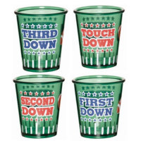 Football Shot Glass Set (4 ct)