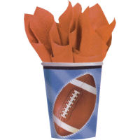Championship Football Cups - 9 oz (8 ct)