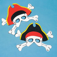 Foam Pirate Mask (12 ct)