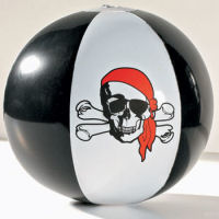 Pirate Beach Ball Large (3 ct)