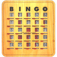 Stitched Card Woodgrain 10 ct