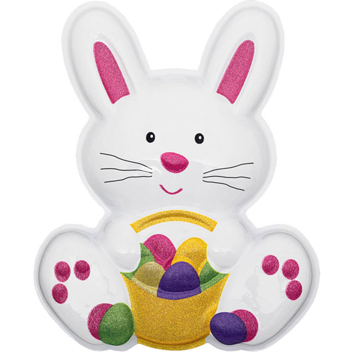 Easter Bunny 3D Glitter Cutout
