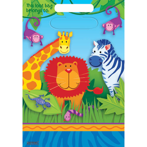 Jungle Animals Loot Bags