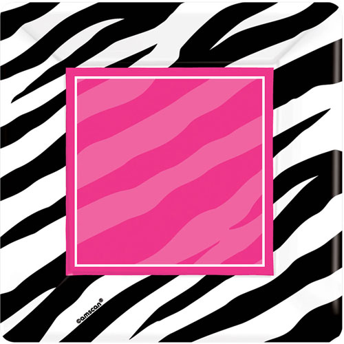 Zebra Party Dessert Plates (8ct)