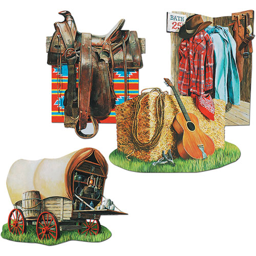 Cowboy Cutouts (4 ct) - Ziggos.com