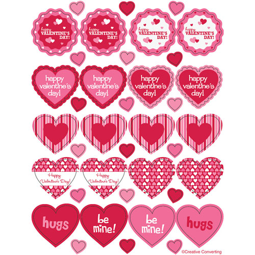 Valentine stickers valentines sticker printables printable labels happy etsy jar valentin choose board canning Stickers, Value, Happy Valentine's Day - Ziggos.com