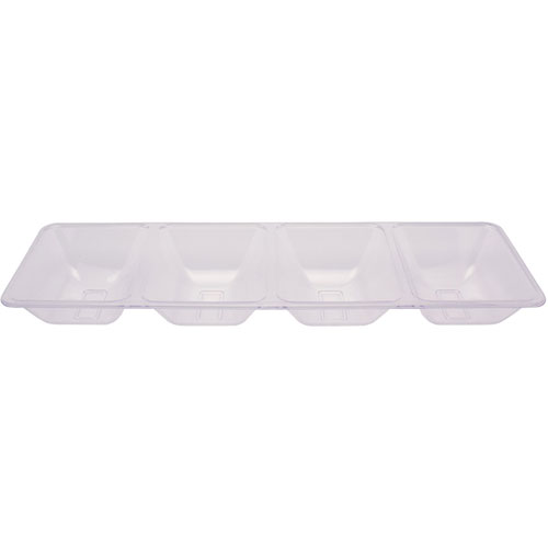 Clear Tray, Plastic 16" Tray