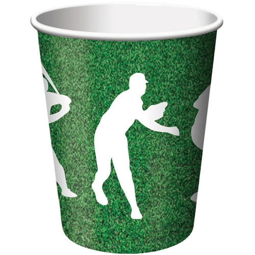 Baseball Team Sports 9oz Cups